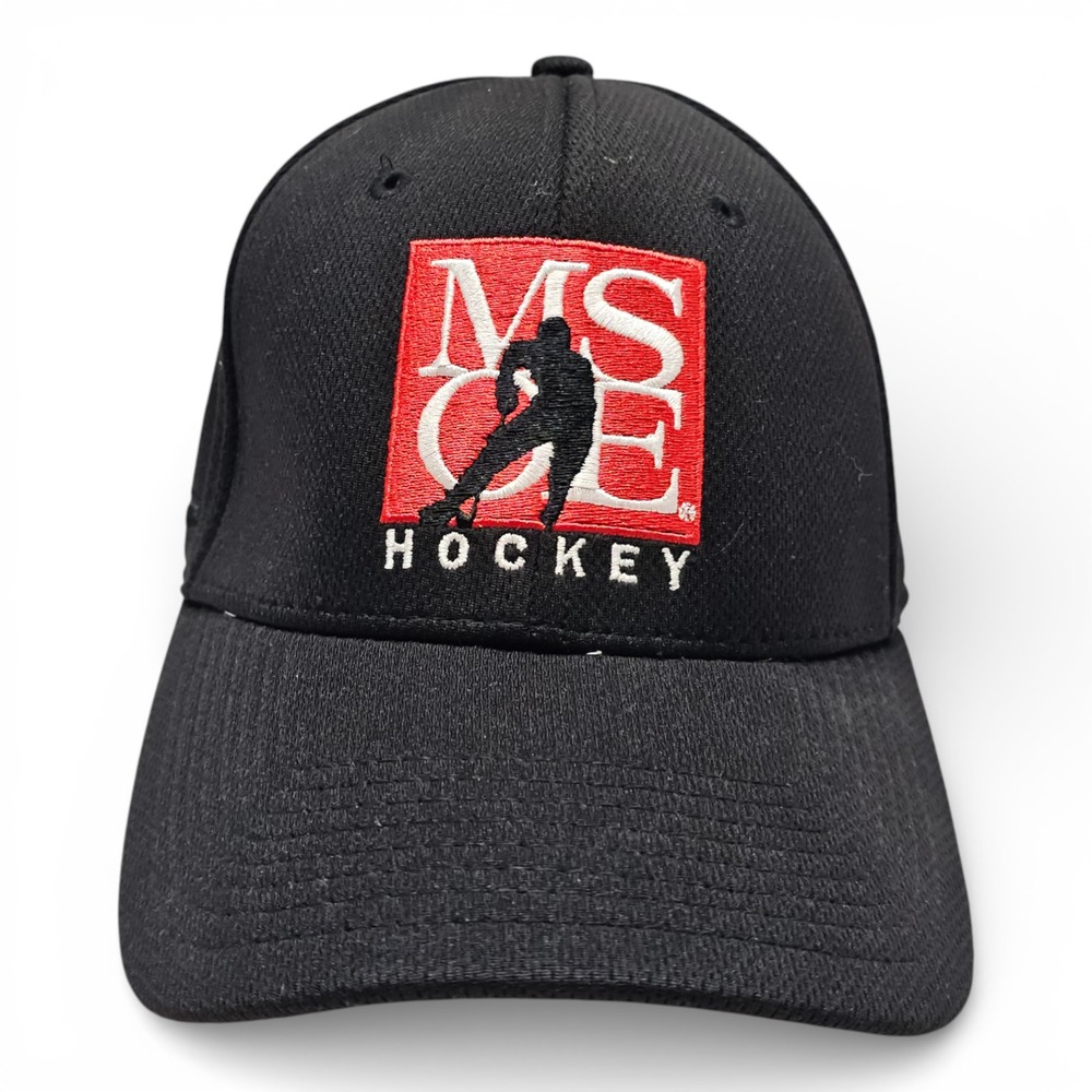 Pukka Headwear MSOE Hockey Hat Mens L/XL‎ Black Excellent Stretch Fit Cap